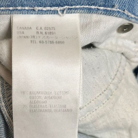 ESCADA Sports Tina Cropped Skinny Denim Jeans Cotton Size Euro 38 US Size 8 - Picture 10 of 14